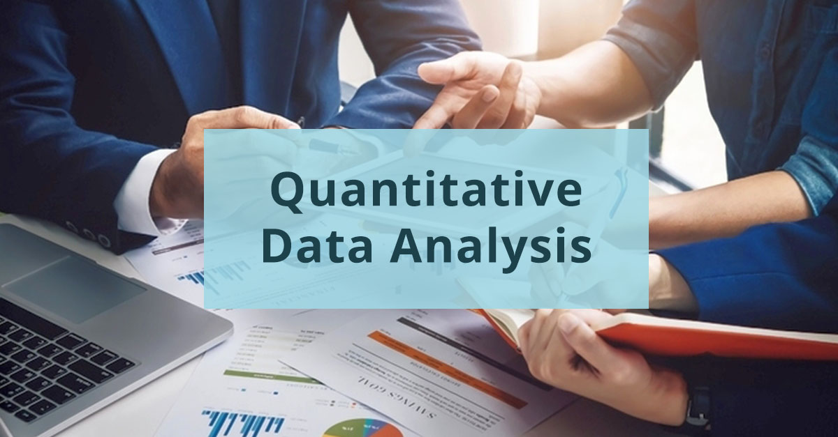 type of quantitative data analysis methods